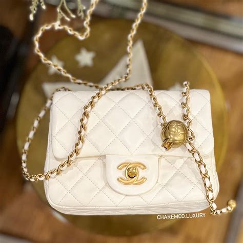 chanel gold ball flap bag|Chanel flap bag price euro.